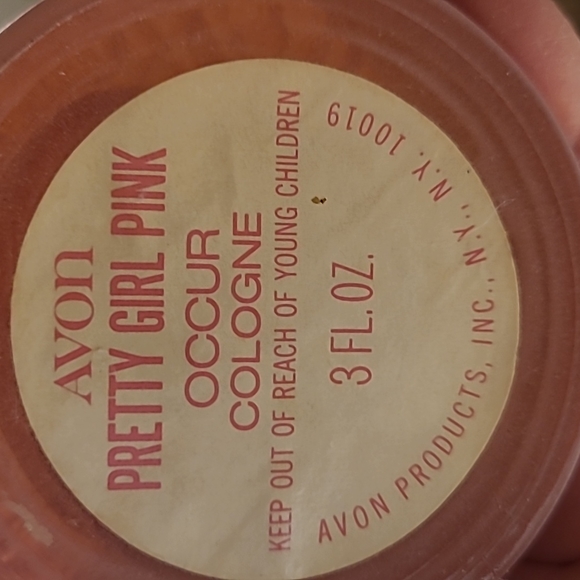 Vintage Avon Pretty Girl Pink Occur Cologne 3fl.oz 1970s perfume original - Picture 5 of 6